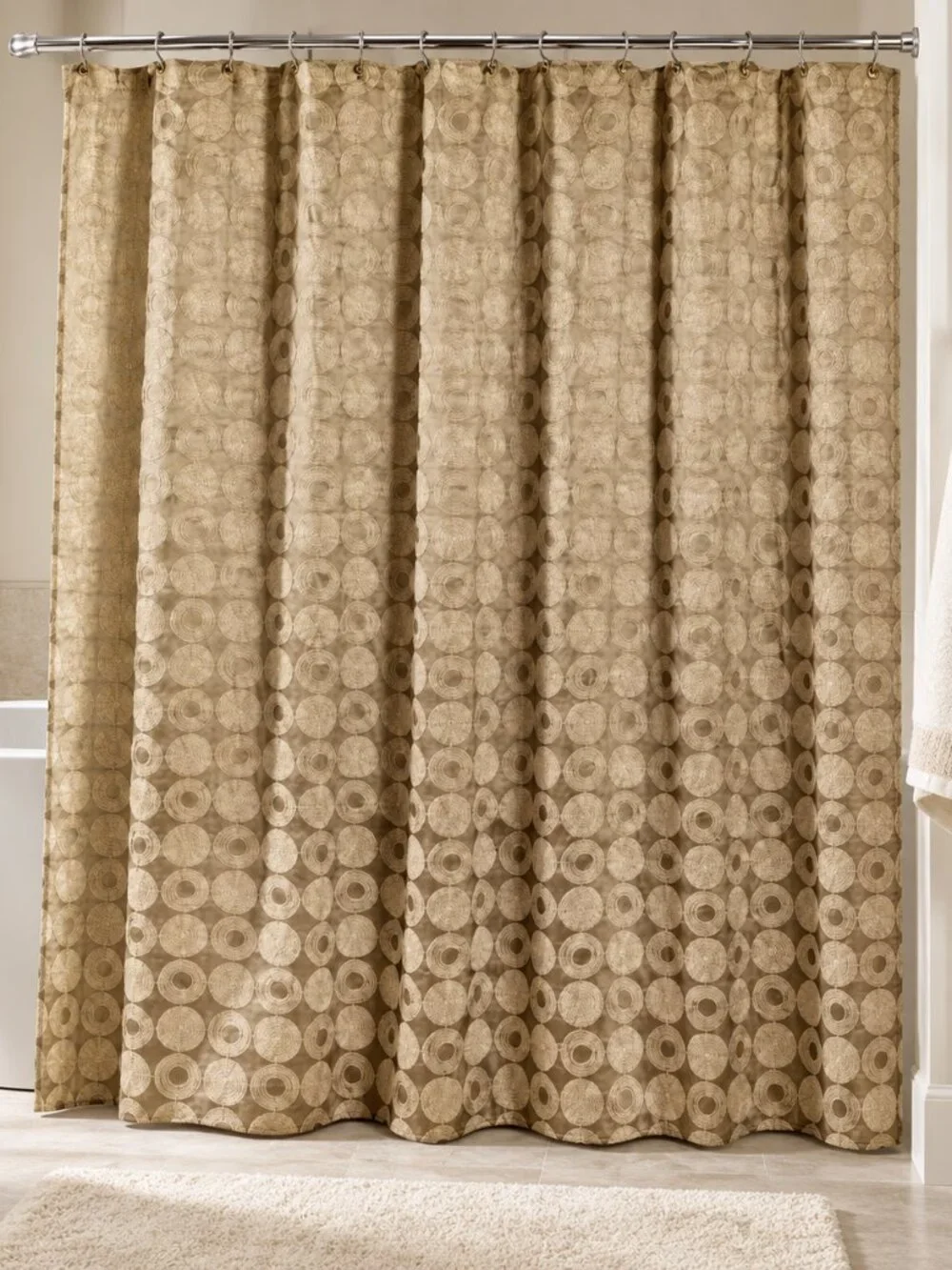 Galaxy Fabric Shower Curtain,